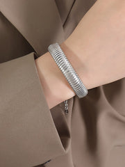 Pleated Solid Color Bracelet Accessories