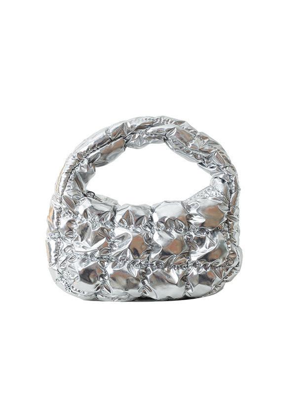 Silver Ripple Mini Cloud Bag