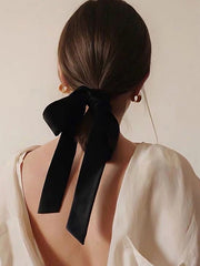 Bowknot Solid Color Hair Accessories