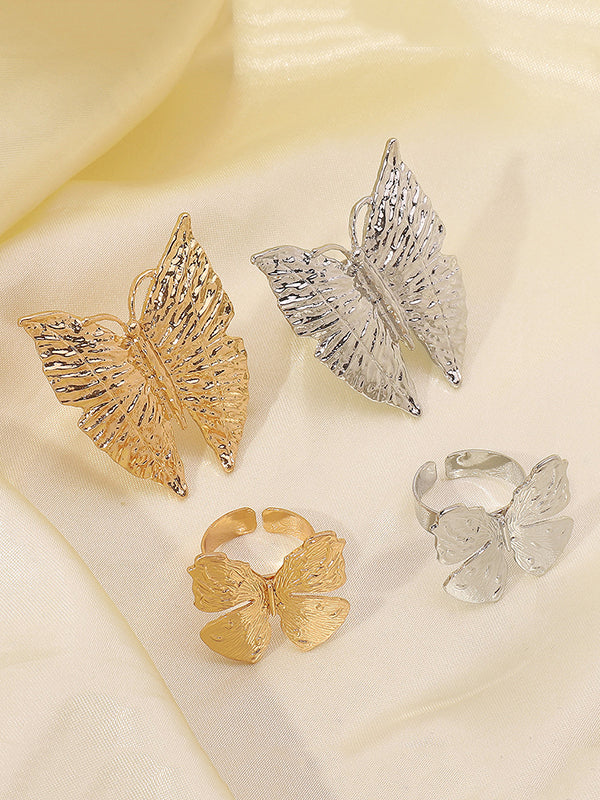 Butterfly Shape Ringent Rings Accessories