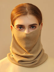 Simple Keep Warm Solid Color Face Shield Masks