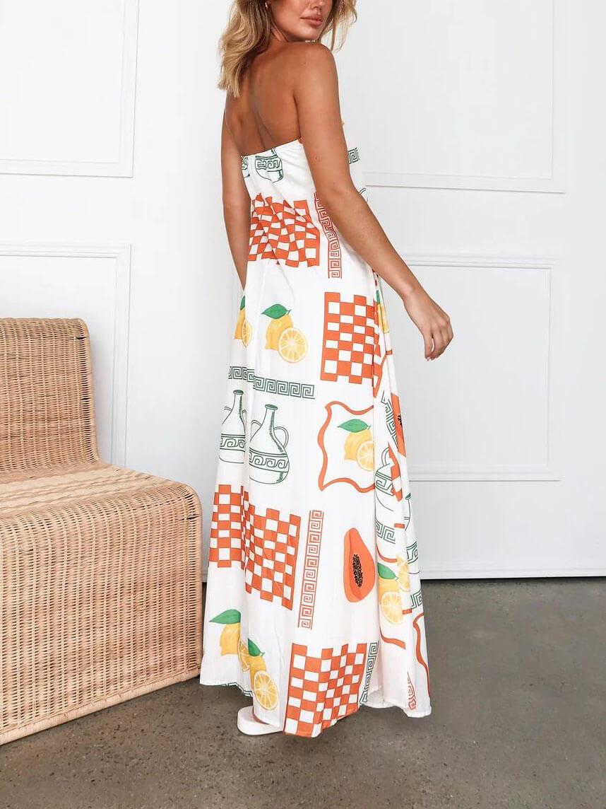 Amara - Printed Maxi Dress