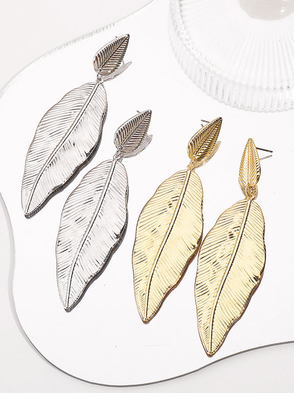 Leaves Shape Drop Earrings