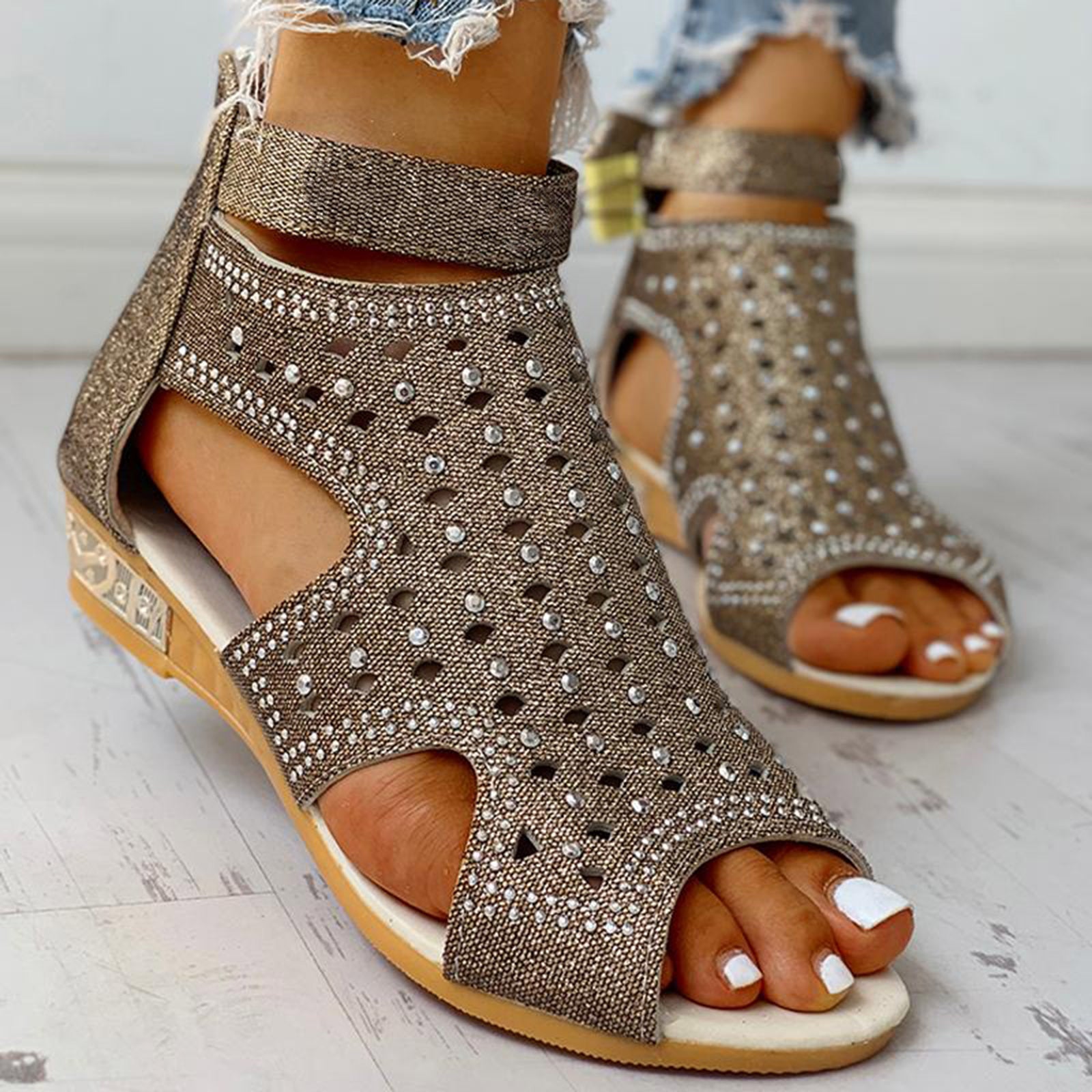 Rhinestones Summer Sandals