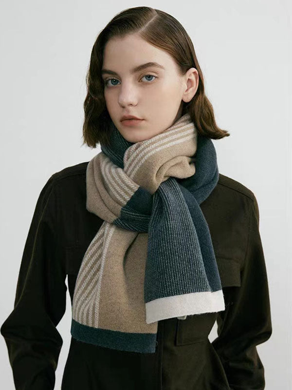 Keep Warm Striped Scarf