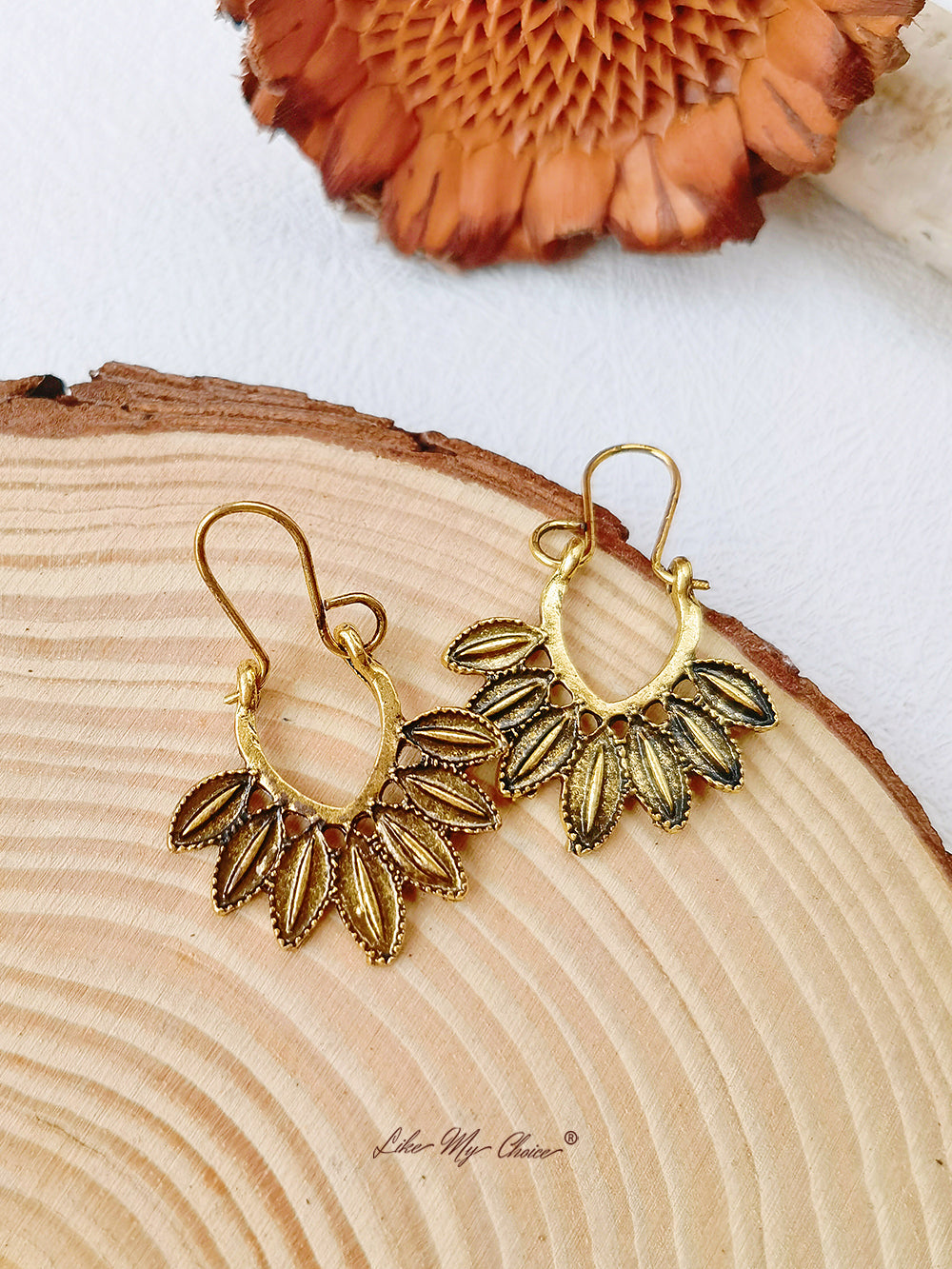 Vintage Leaf Earrings