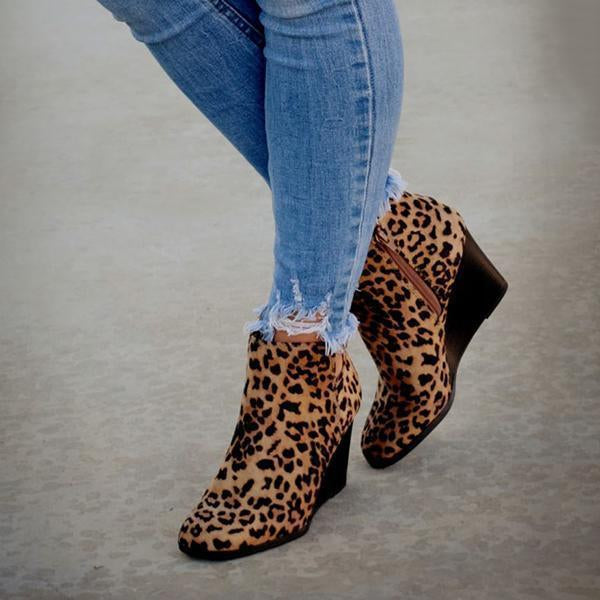 Women Daily Wedge Booties