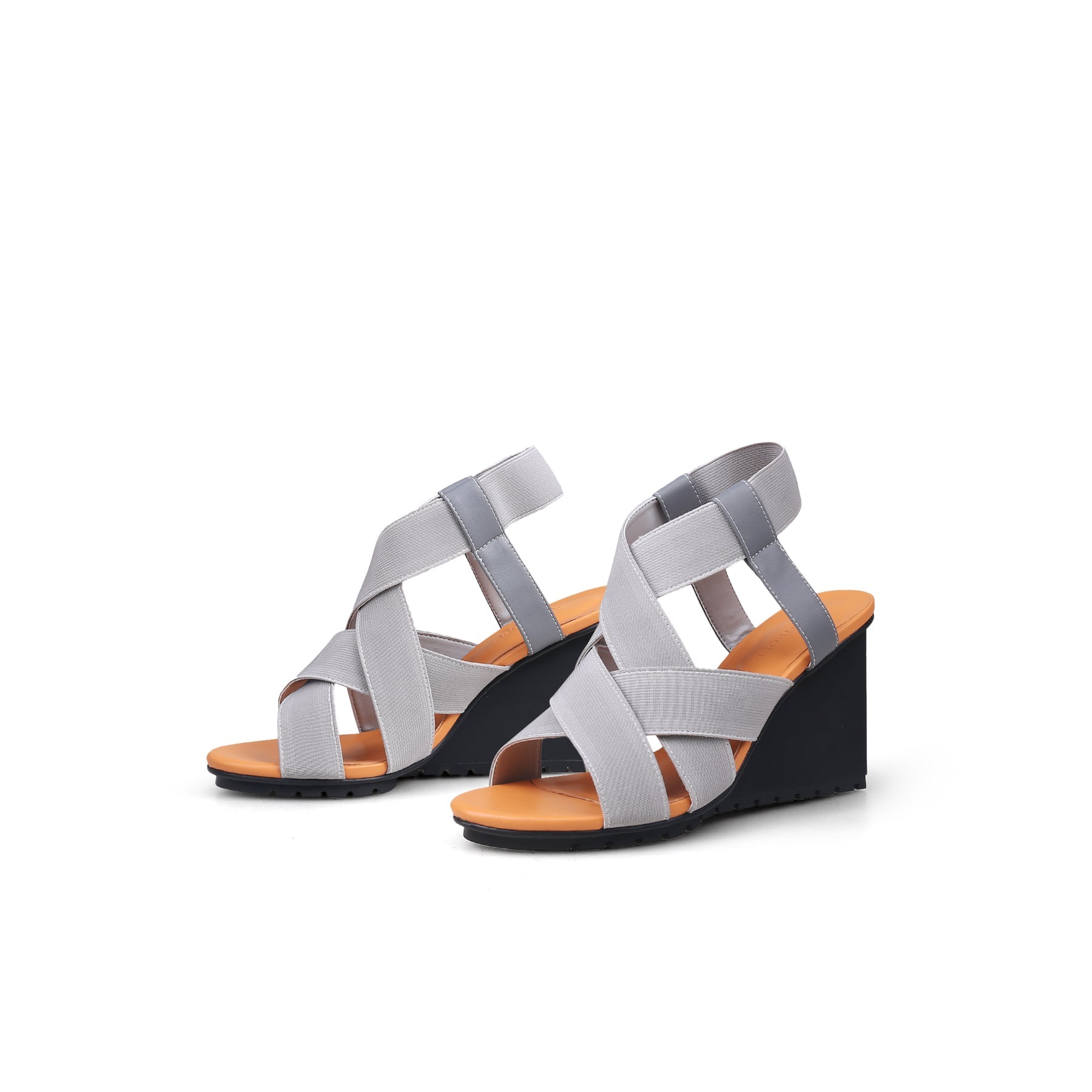 Jady Rose | Brandie Wedge Sandal - Grey