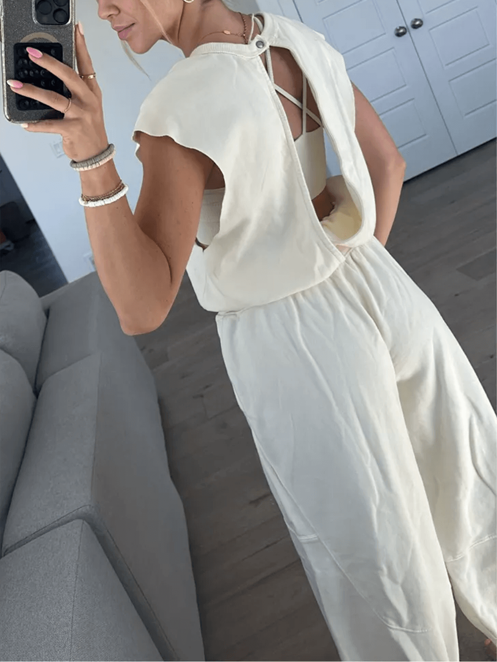 Savannah Chic - Backless Corset Jumpsuit