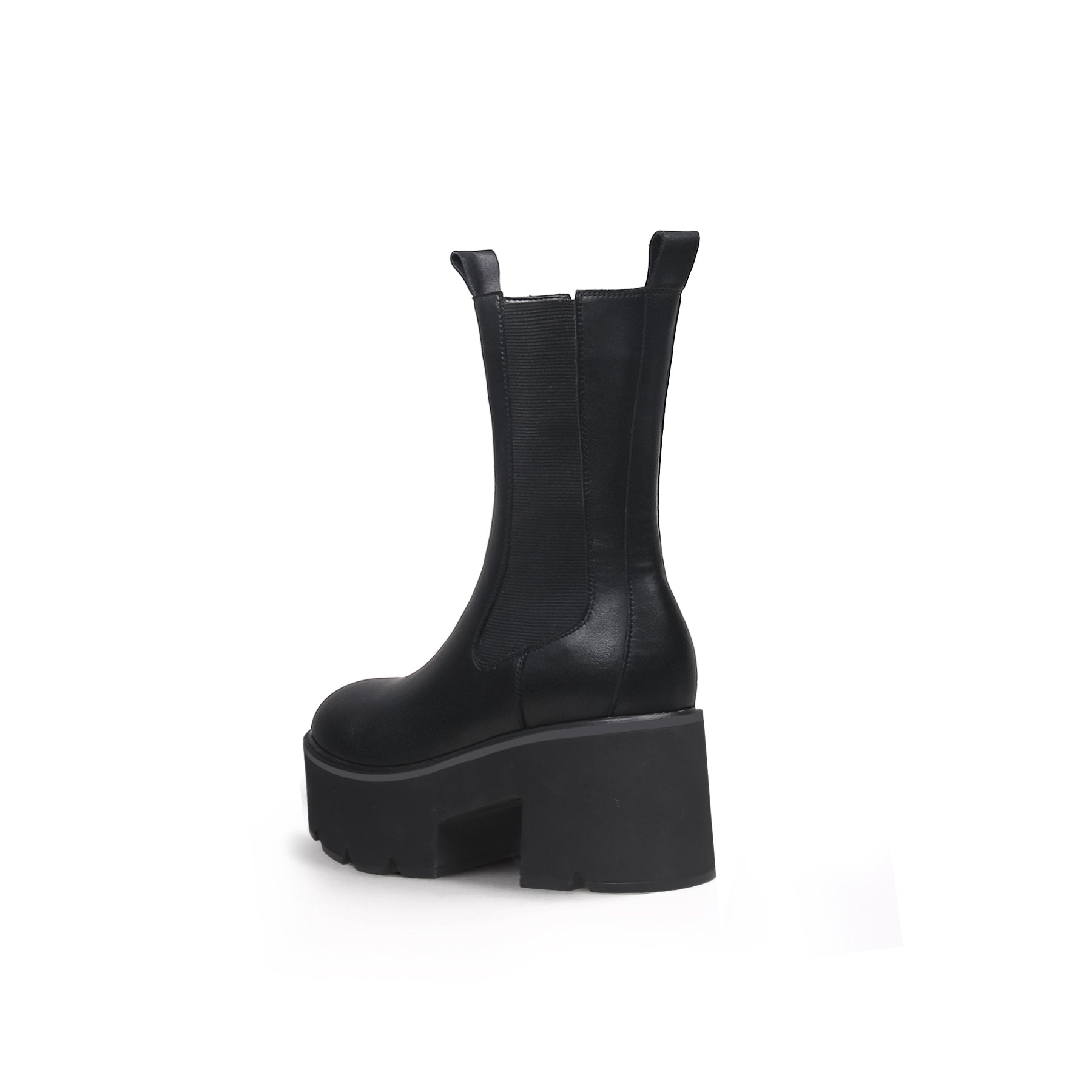 JADYROSE | ANASTASIA BLACK LEATHER CHELSEA BOOT