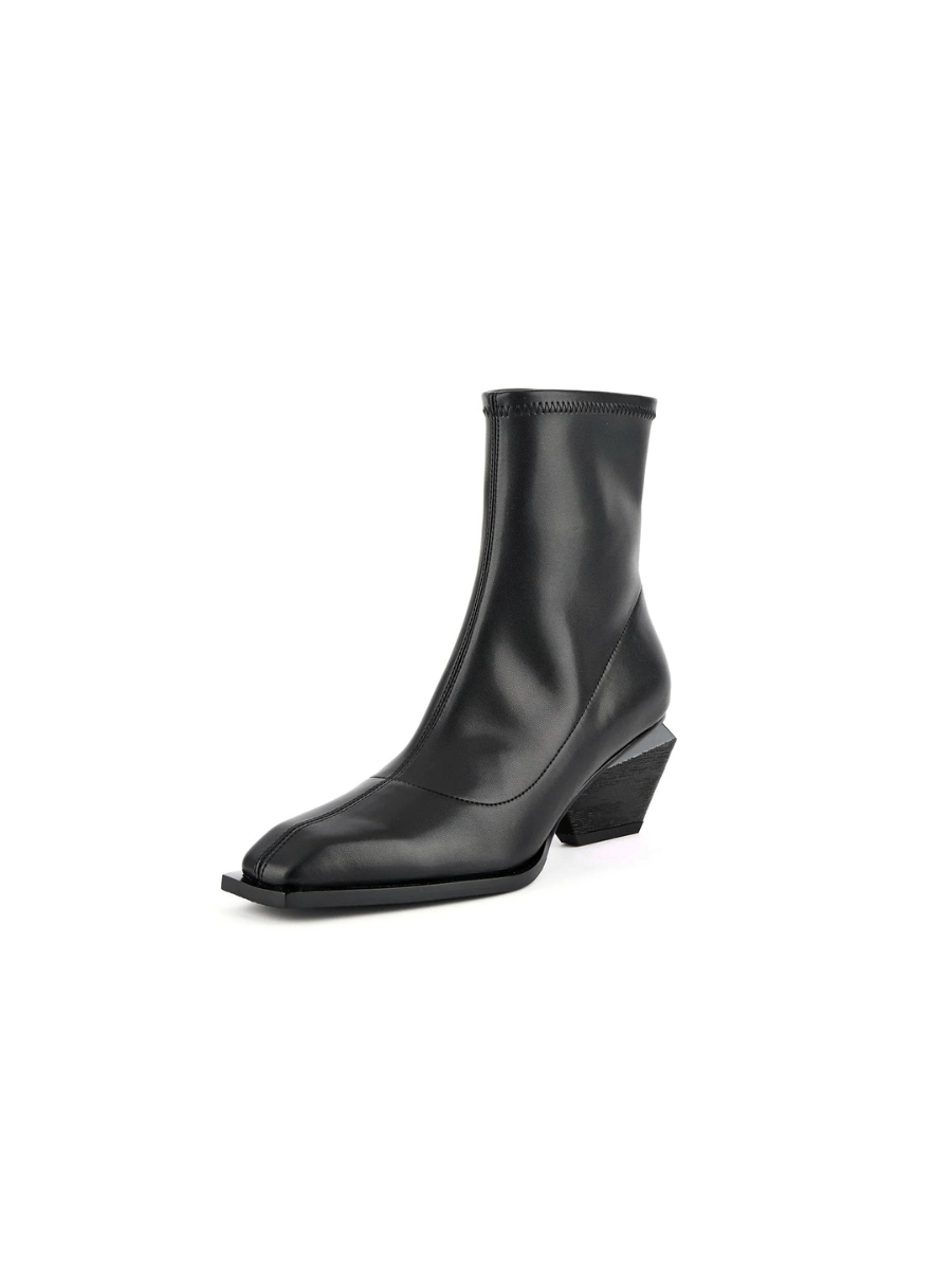 Jady Rose | Lucy Stretch Sock Ankle Boot - Black