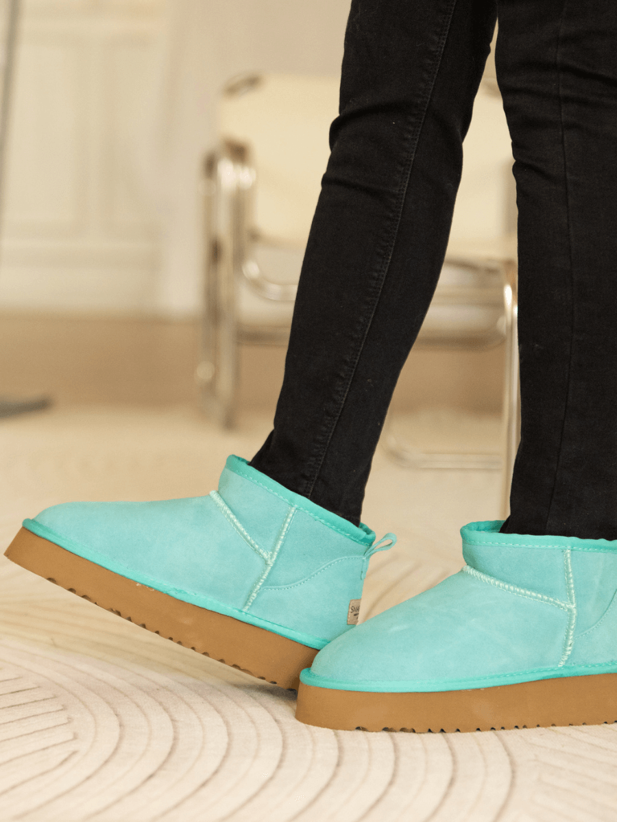 Smaibulun Ugg | Ultra Mini Platform Low Ankle Boot - Turquoise