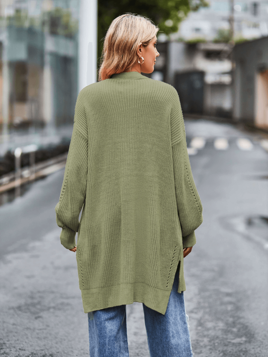 Hanson Oversized Knit Duster - Sage