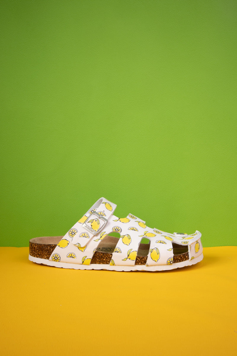 MAIBULUN | Summer Picnic Cut-Out Clog - Yellow