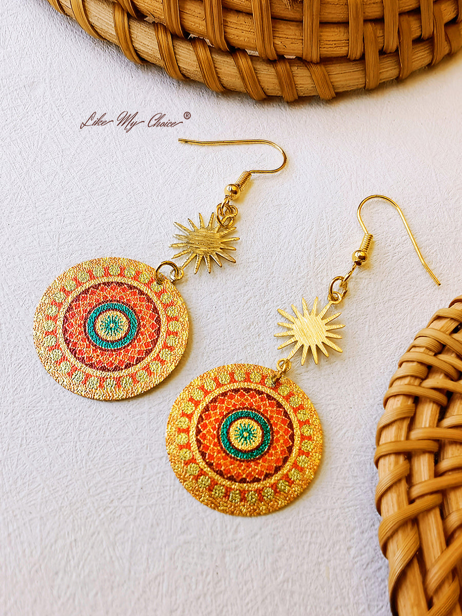 Ethnic Drop Boho Earrings