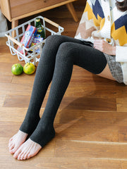 Casual Skinny Keep Warm Solid Color Leg Warmers Accessories