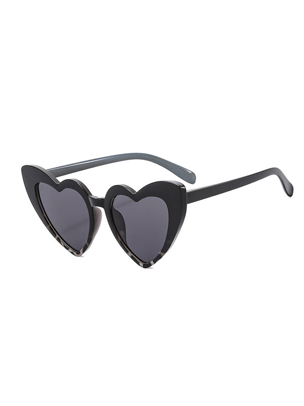 Heart Shape Sun Protection Sunglasses Accessories