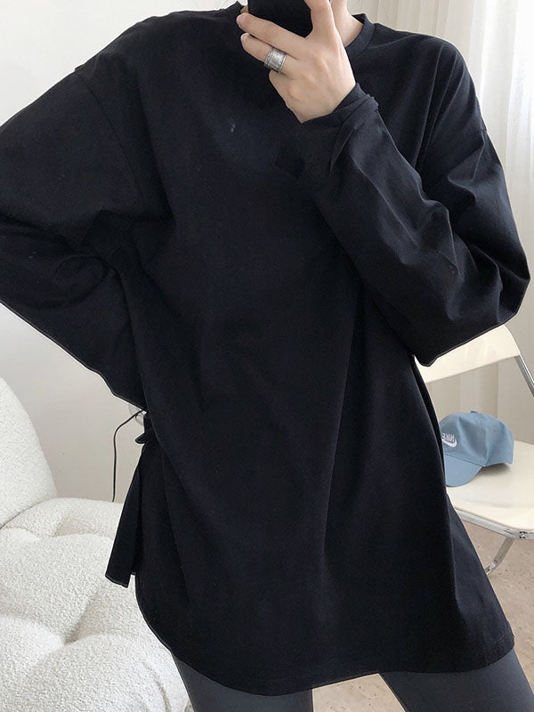 Original Solid Long Sleeve T-Shirts Tops