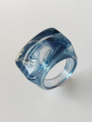 Original Acrylic 11 Colors Geometric Ring