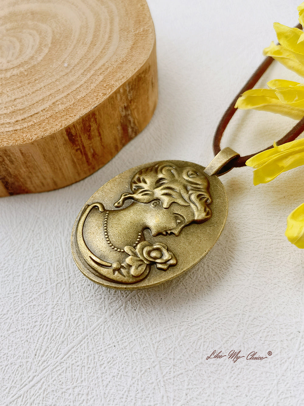 Dried Flower Necklace Van Gogh Sunflower Preserved Flower Pendant