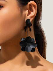 Flower Shape Drop Earrings Earrings Accessories