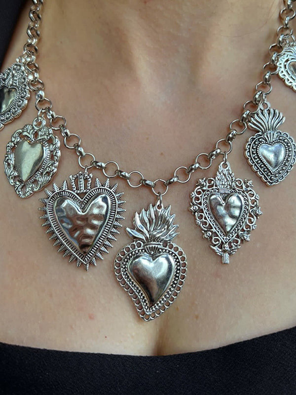 Chains Heart Shape Necklaces Accessories