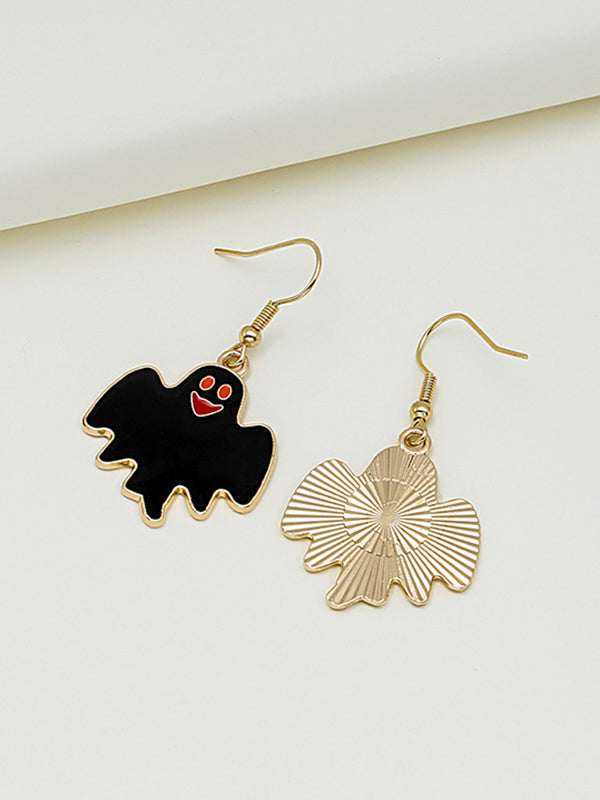 Geometric Halloween Drop Earrings