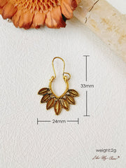 Vintage Leaf Earrings