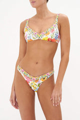 Thalia Printed Three-pieces Bikini Set