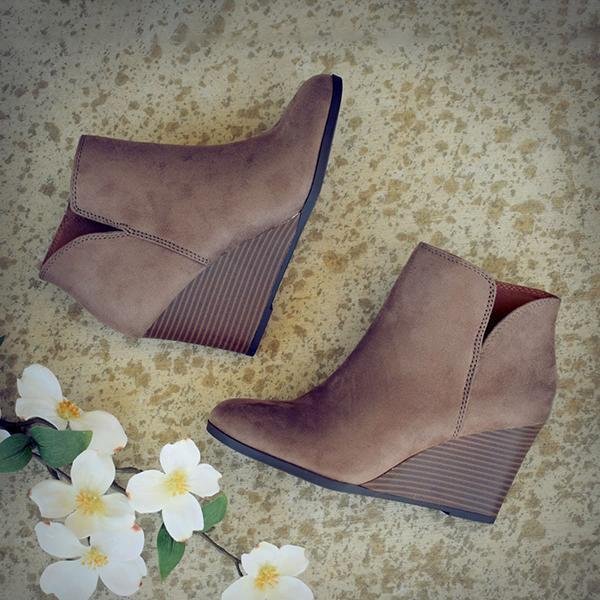 Women Daily Wedge Booties