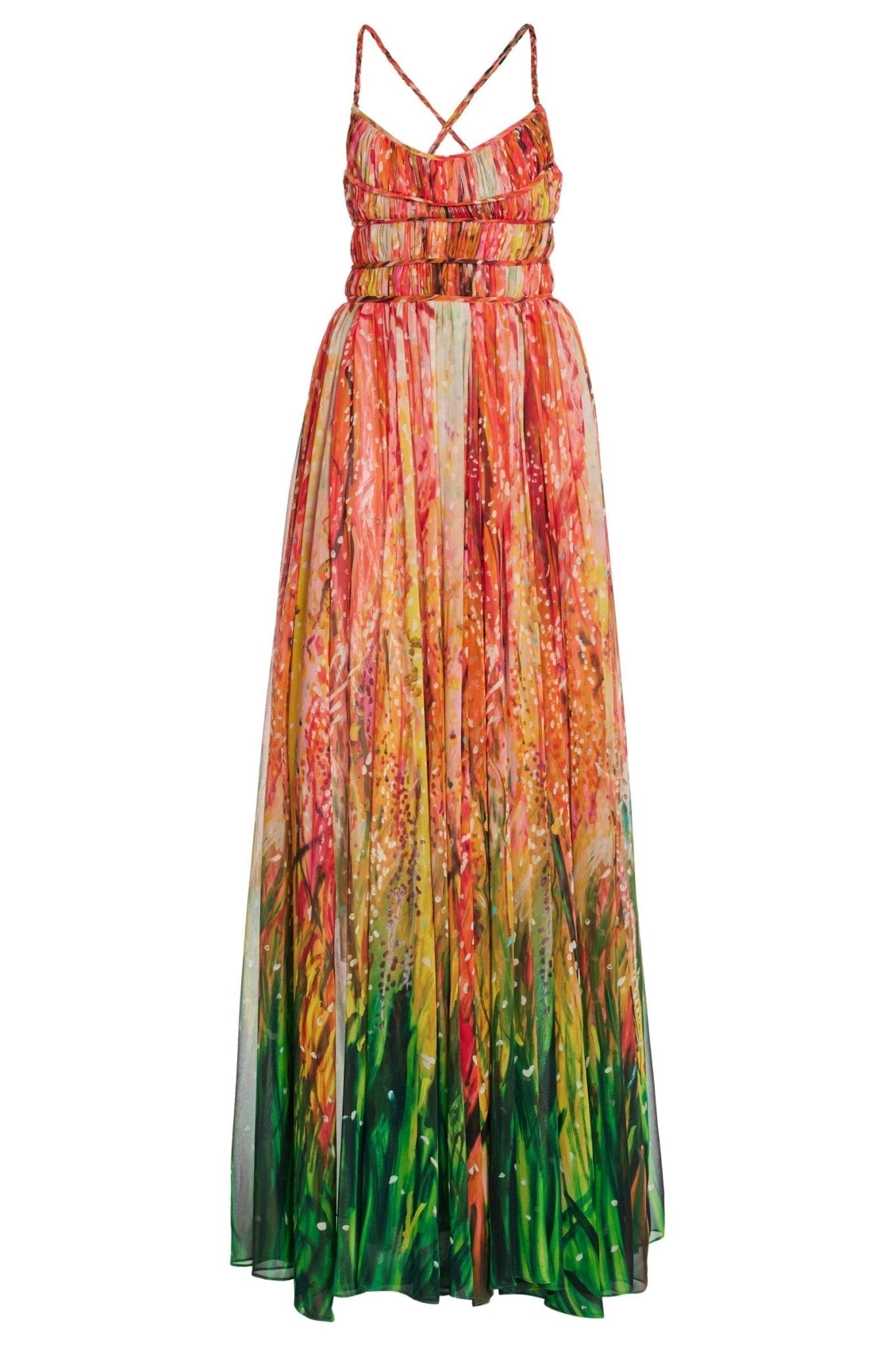 Sally Multicolor Tiered Maxi Dress