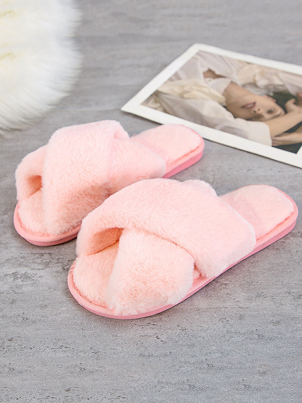 Open Toe Split-Joint Slippers