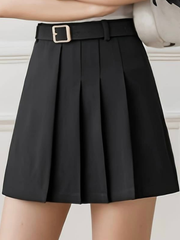 Pleated Skirt Short Skirt