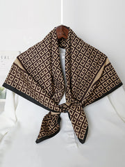 Contrast Color Printed Shawl&Scarf