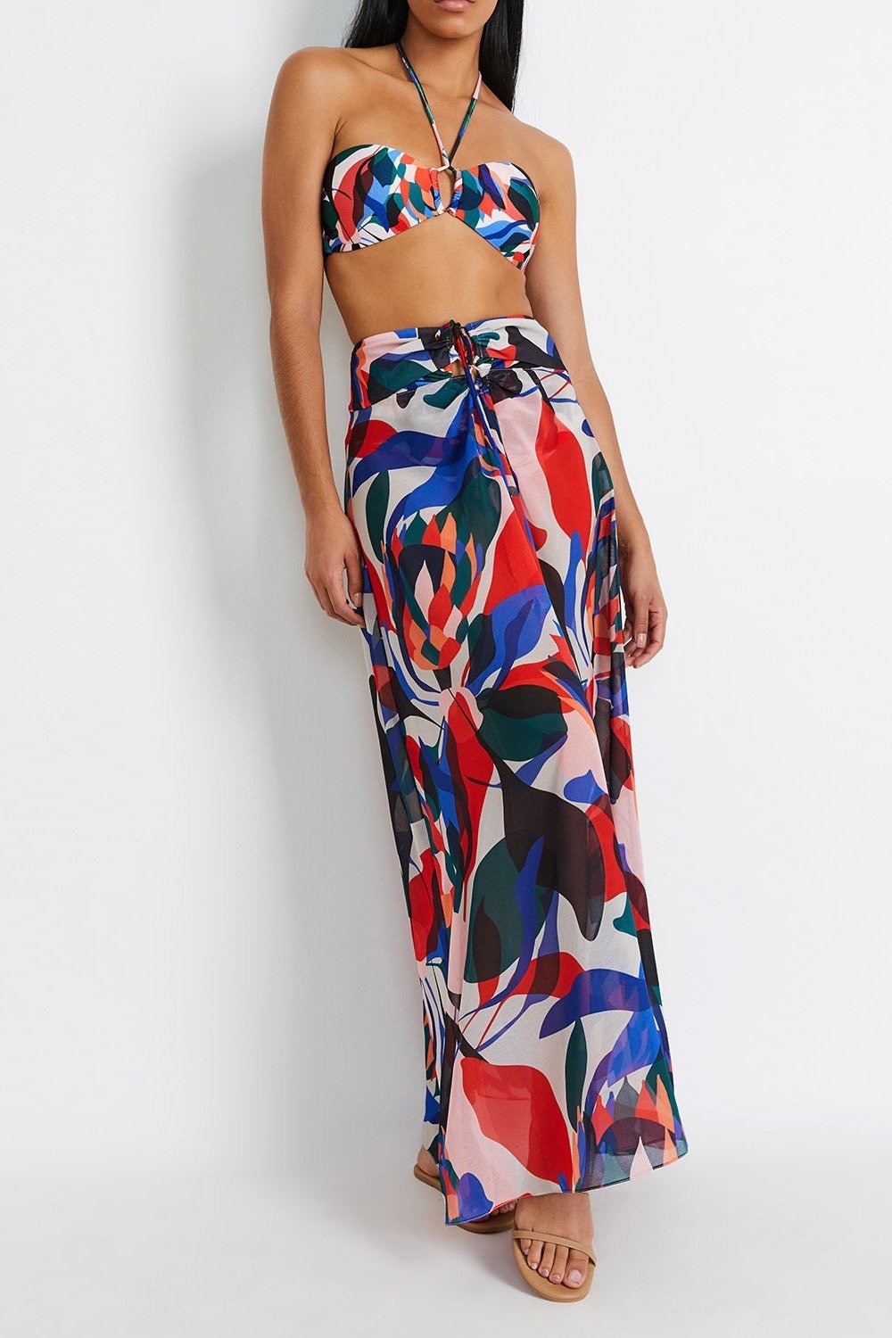 Sarah Halterneck Three-piece Swim Set