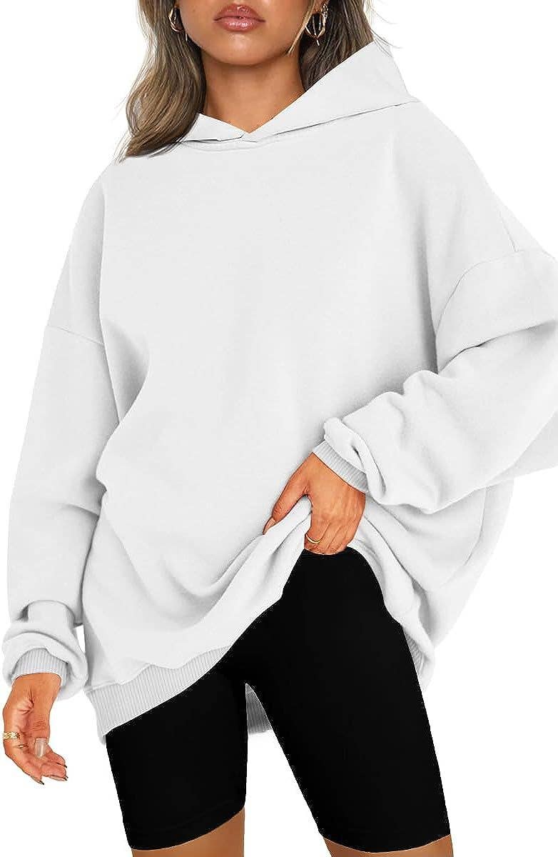 Loose Hooded And Thickened Sweatshirt For Women