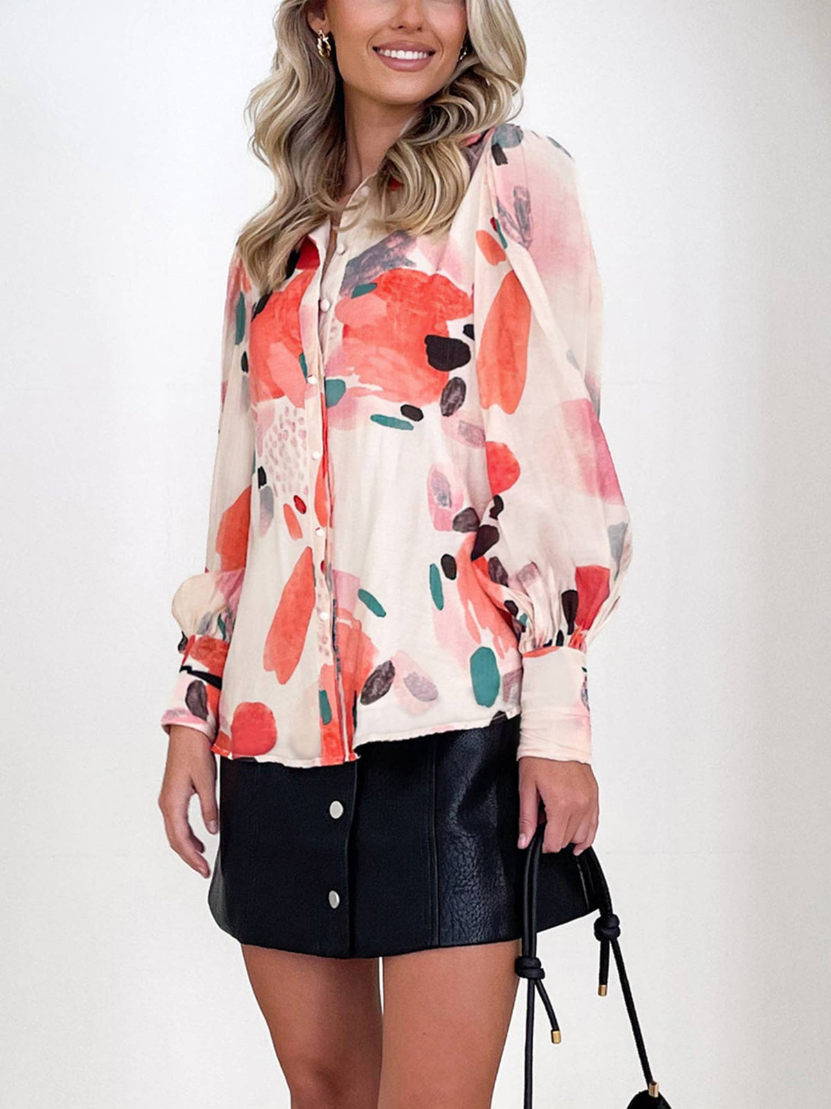 Abstract Printed Style Shirt