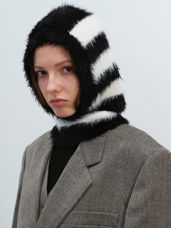 Keep Warm Split-Joint Striped Knitted Hats