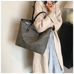 Urban-Elegance Distressed-Leather Tote