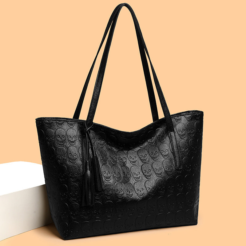 Gothic-Chic Skull Tote