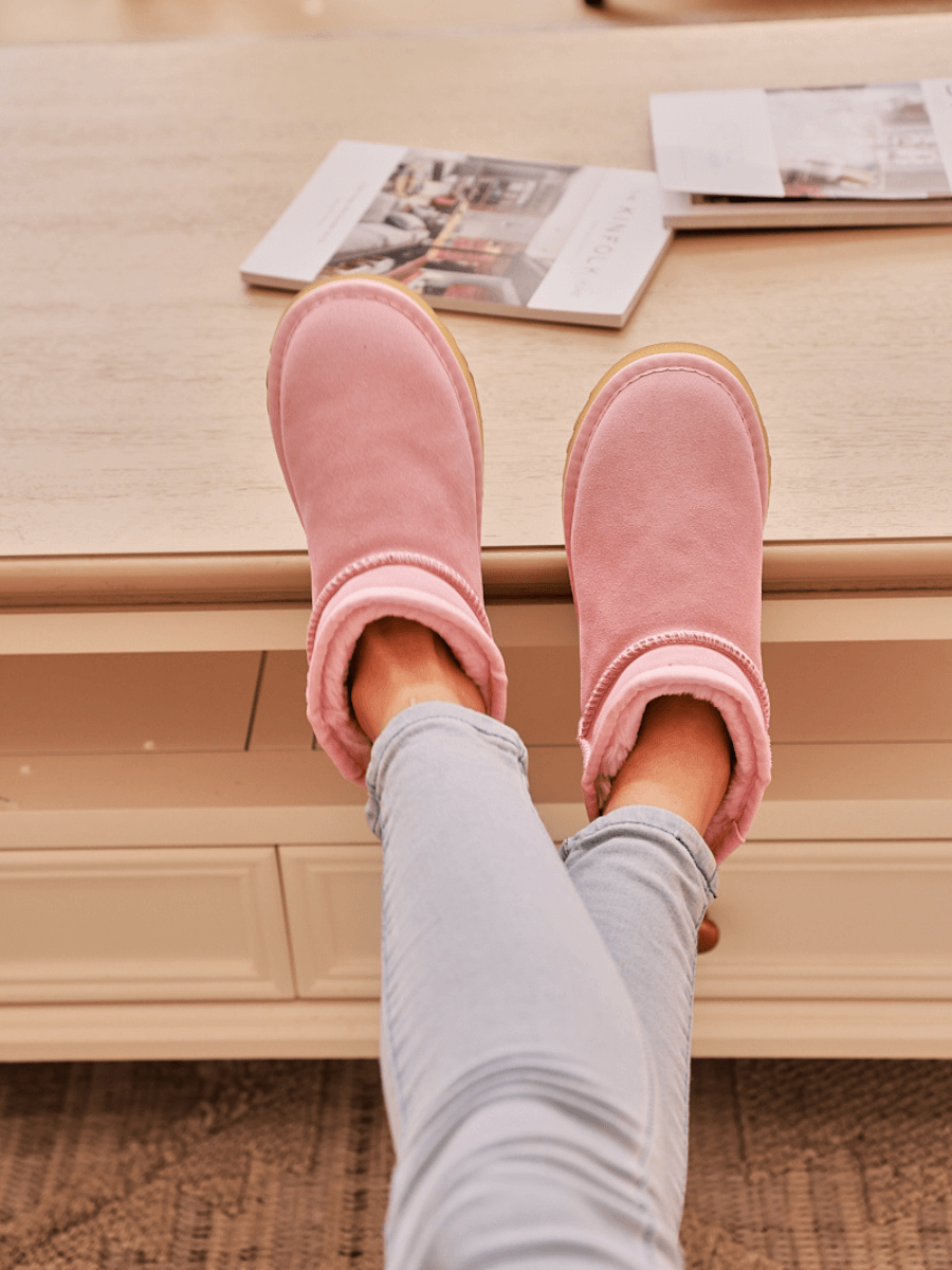 Smaibulun Ugg | Ultra Mini Platform Low Ankle Boot - Pink