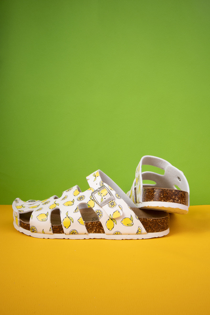 MAIBULUN | Summer Picnic Cut-Out Clog - Yellow