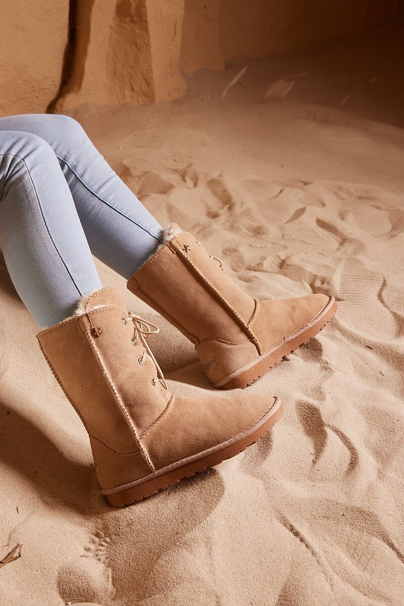 Smaibulun Ugg | Star Soldier Suede Wool Blend Boots