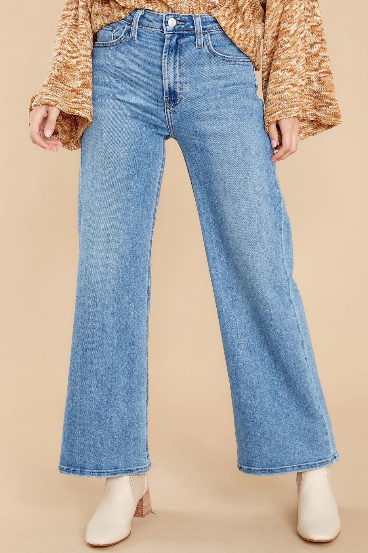 Motivated High Rise Wide Leg Jeans