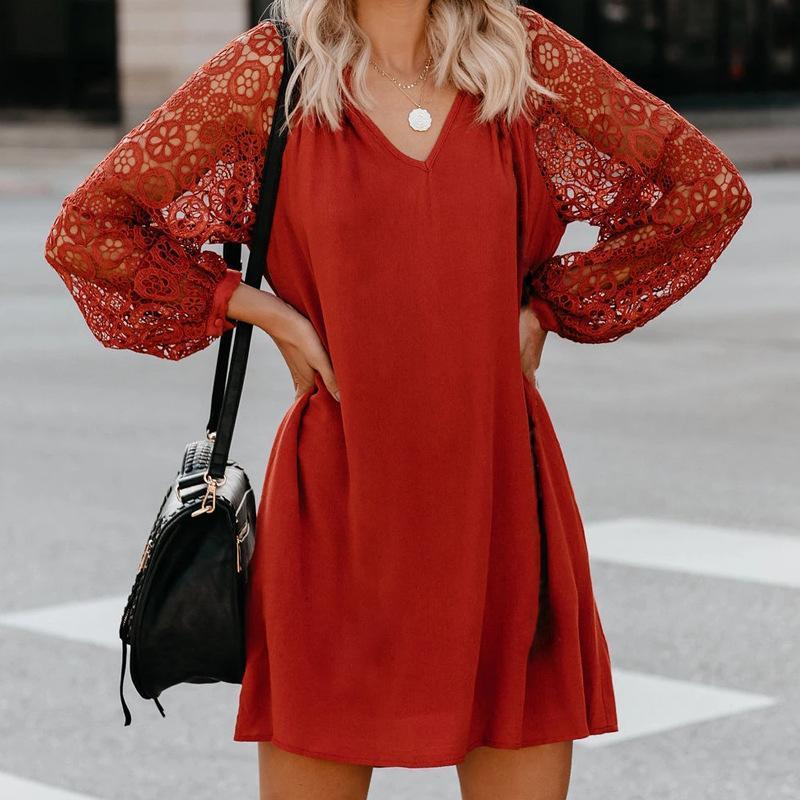 Chicindress V-Neck Lace Dress