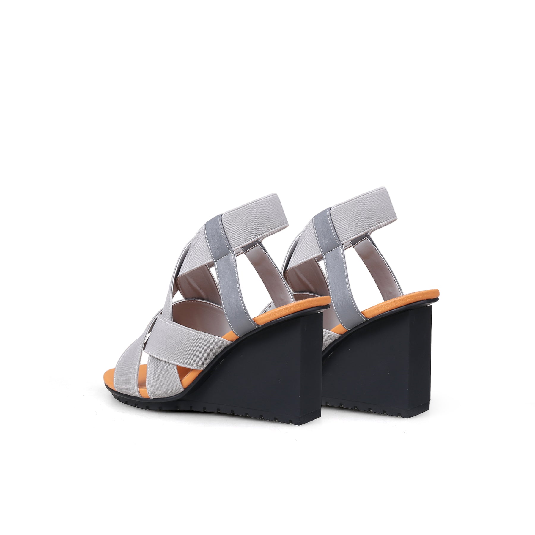 Jady Rose | Brandie Wedge Sandal - Grey