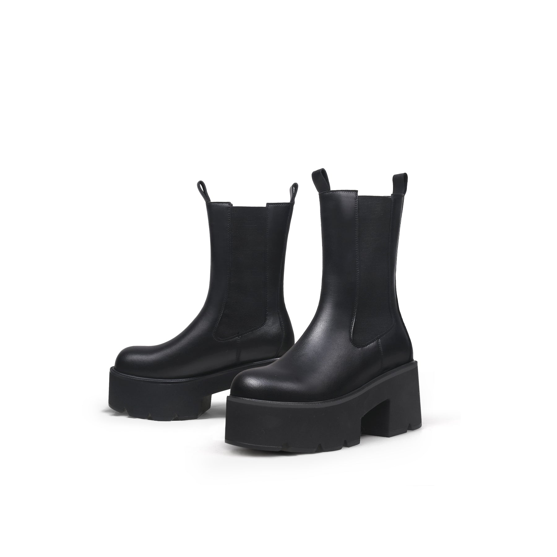 JADYROSE | ANASTASIA BLACK LEATHER CHELSEA BOOT