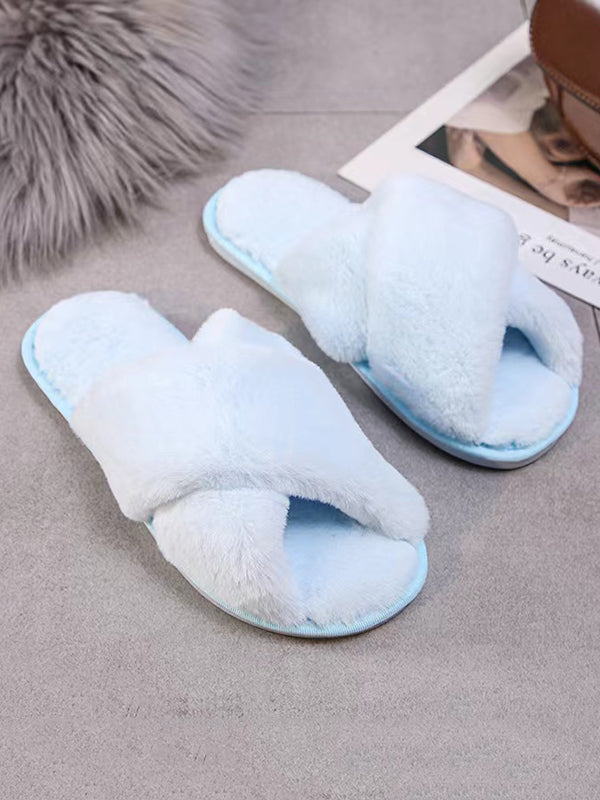 Open Toe Split-Joint Slippers