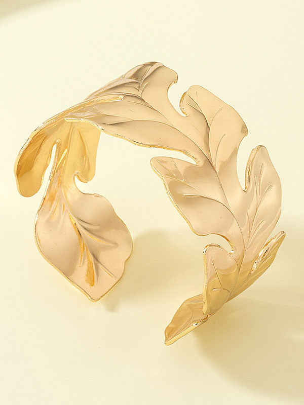 Geometric Shiny Solid Color Split-Joint Bracelet Accessories