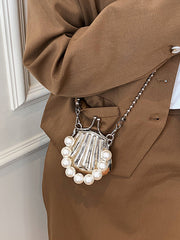 Beaded Shiny Shell-Shaped Bags Accessories Crossbody Bags